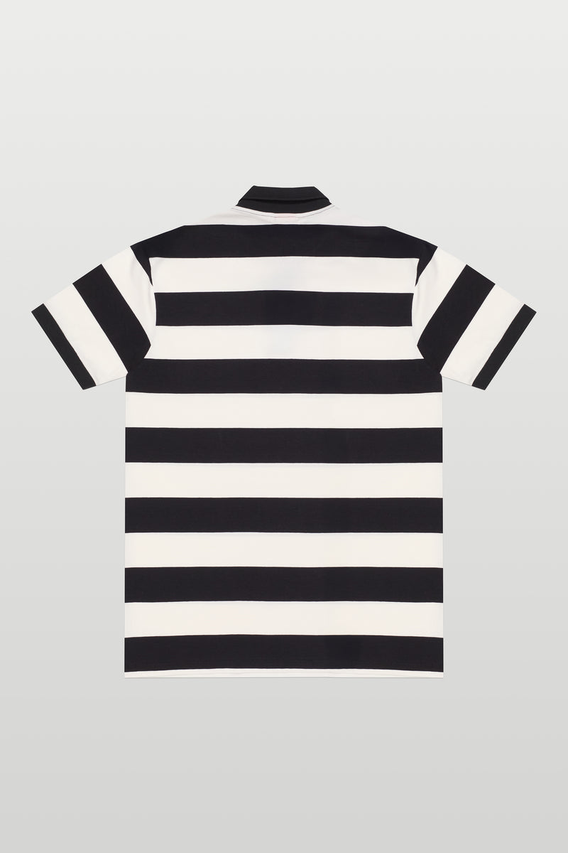 STRIPE POLO SHIRT PC PRETO-OFF WHITE