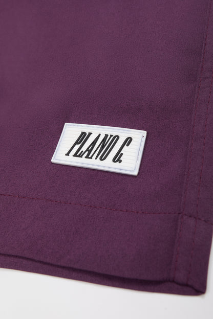 SHORTS LOGO ROXO PRUNE