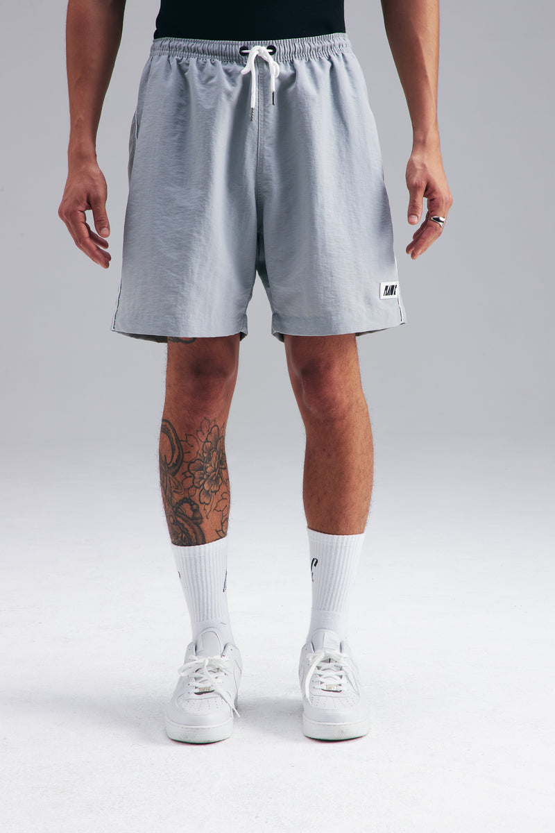 SHORTS CLASSIC LOGO CINZA SILVER