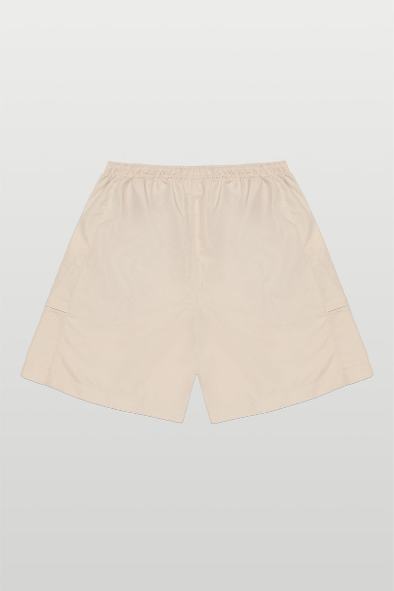 SHORTS CARGO LOGO AREIA WHITE SAND
