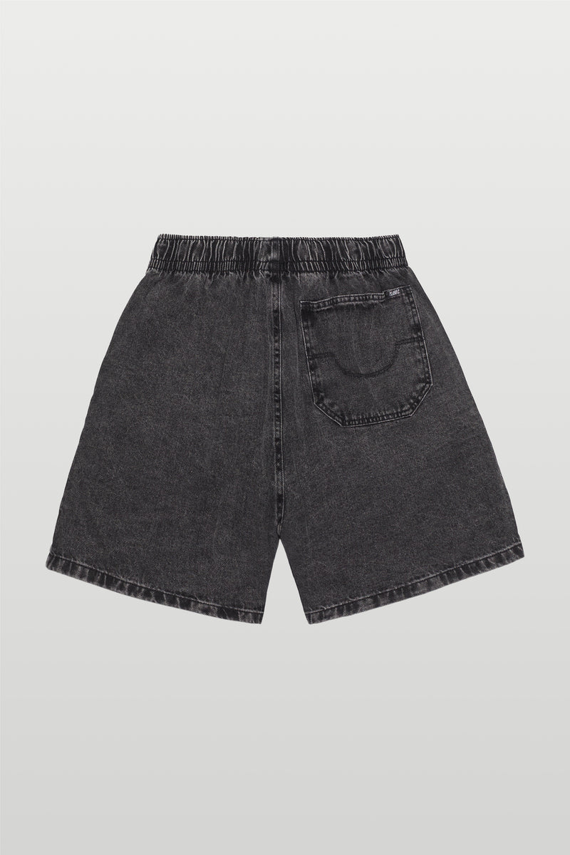 DENIM SHORTS COMFORT WASHED BLACK WASHED BLACK