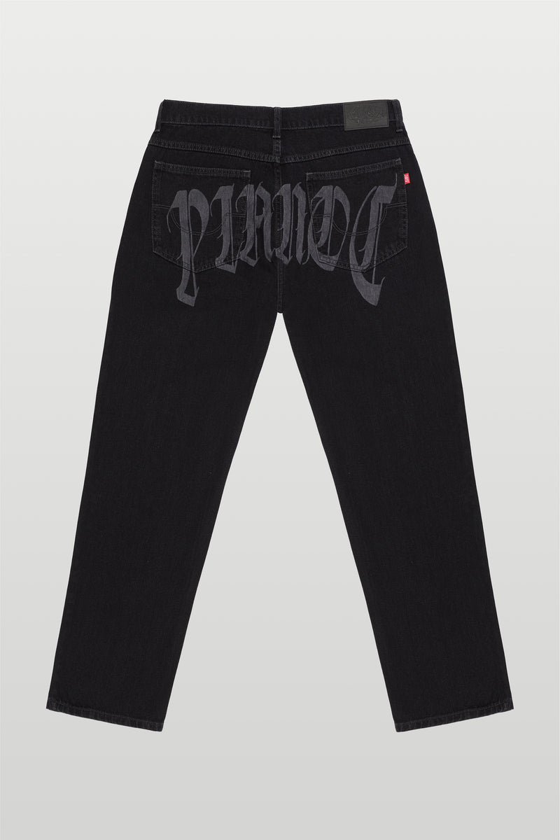 BAGGY JEANS PANTS - WASHED BLACK WASHED BLACK