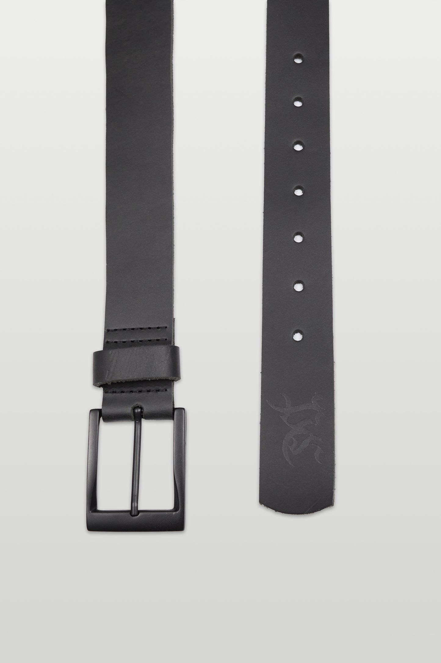 CINTO CLASSIC BLANK - COURO LEGÍTIMO PRETO