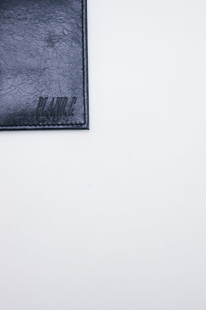 CARTEIRA DOBRAVEL CLASSIC- COURO LEGÍTIMO PRETO