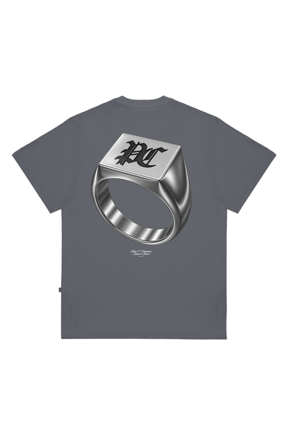 CAMISETA RING CINZA DARK GREY