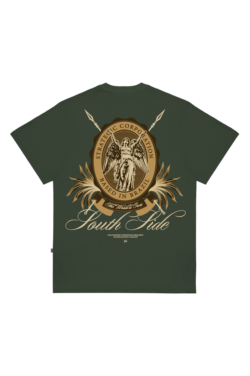 CAMISETA EMBLEM VERDE MATO
