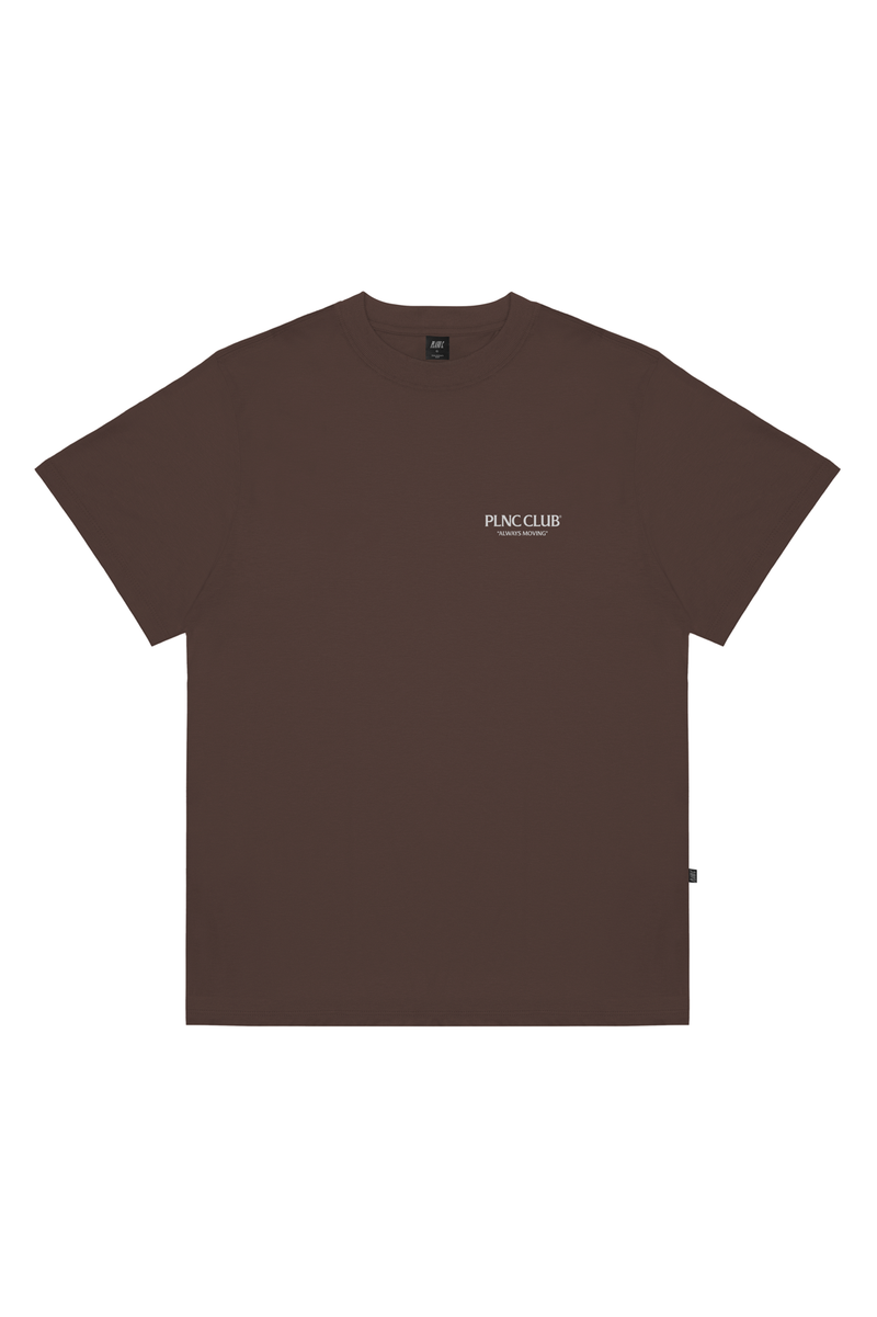 CAMISETA PLNC CLUB MARROM EXPRESSO
