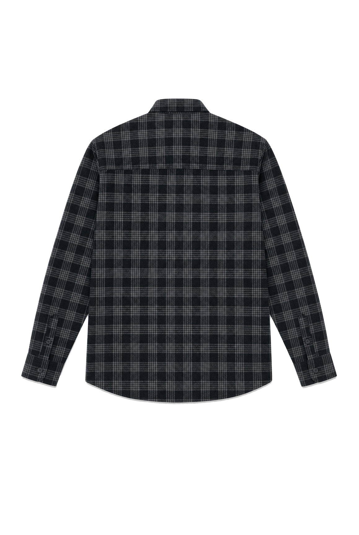 CAMISA SIGNATURE FLANNEL XADREZ PRETO-CINZA