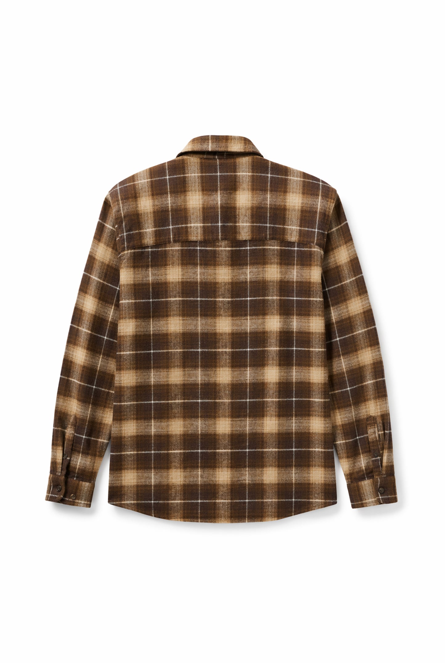 CAMISA DRYLAND FLANNEL XADREZ VERDE-BEGE
