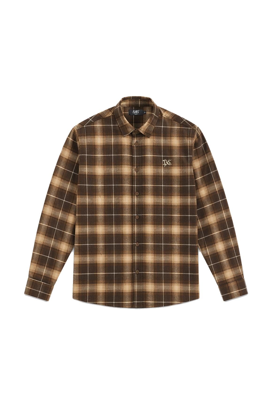 CAMISA DRYLAND FLANNEL XADREZ VERDE-BEGE