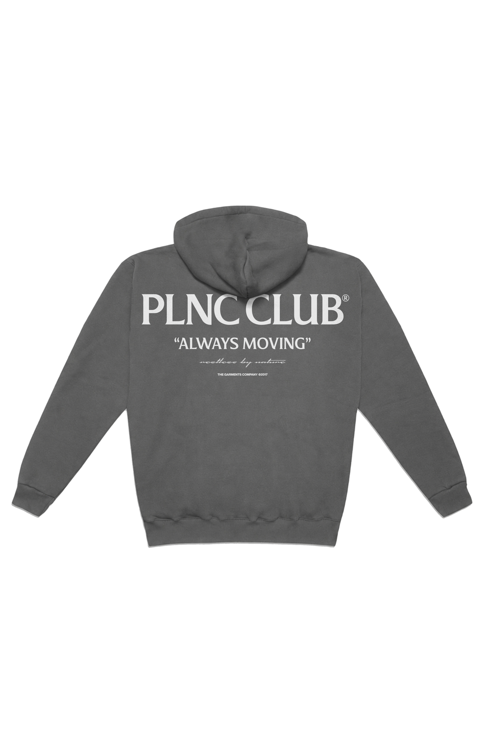 MOLETOM HOODIE PLNC CLUB CINZA DARK GREY