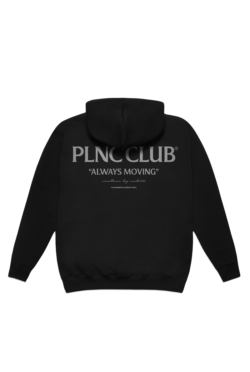 MOLETOM HOODIE PLNC CLUB PRETO