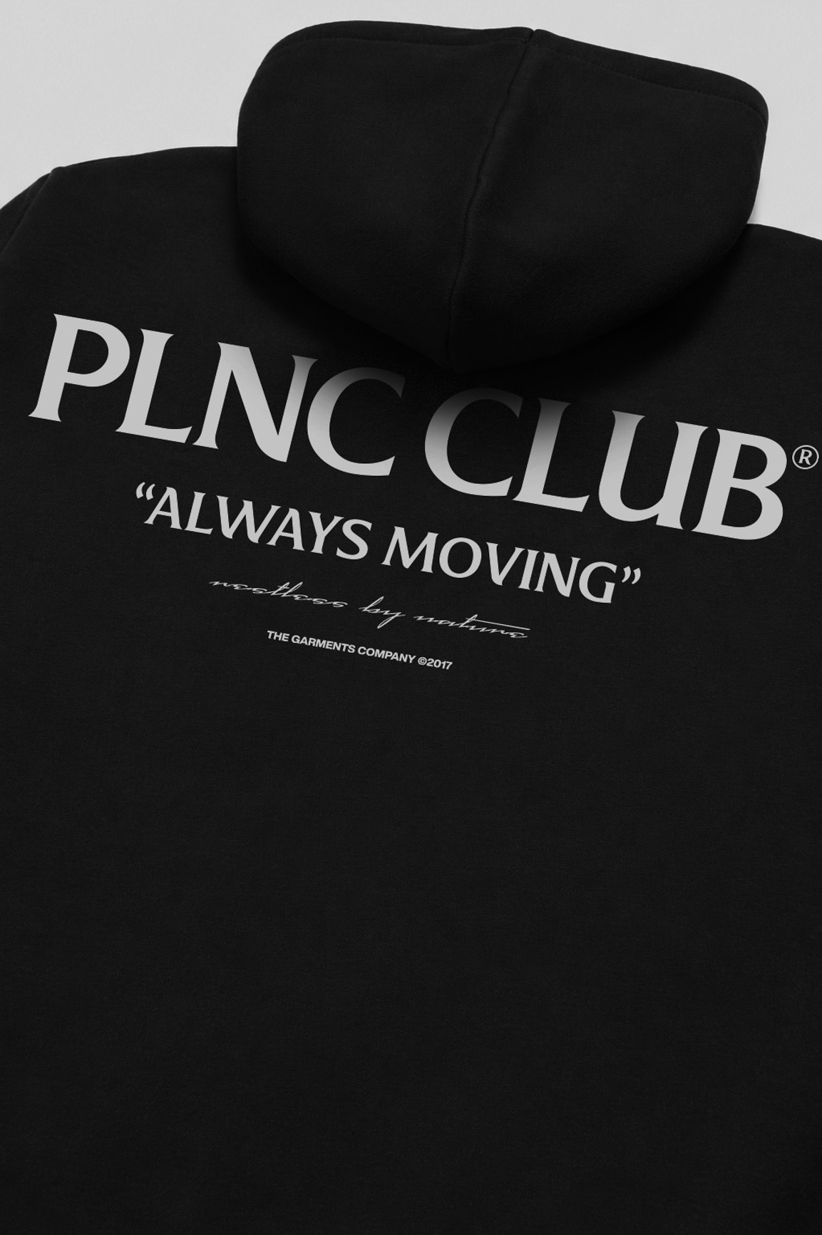 MOLETOM HOODIE PLNC CLUB PRETO