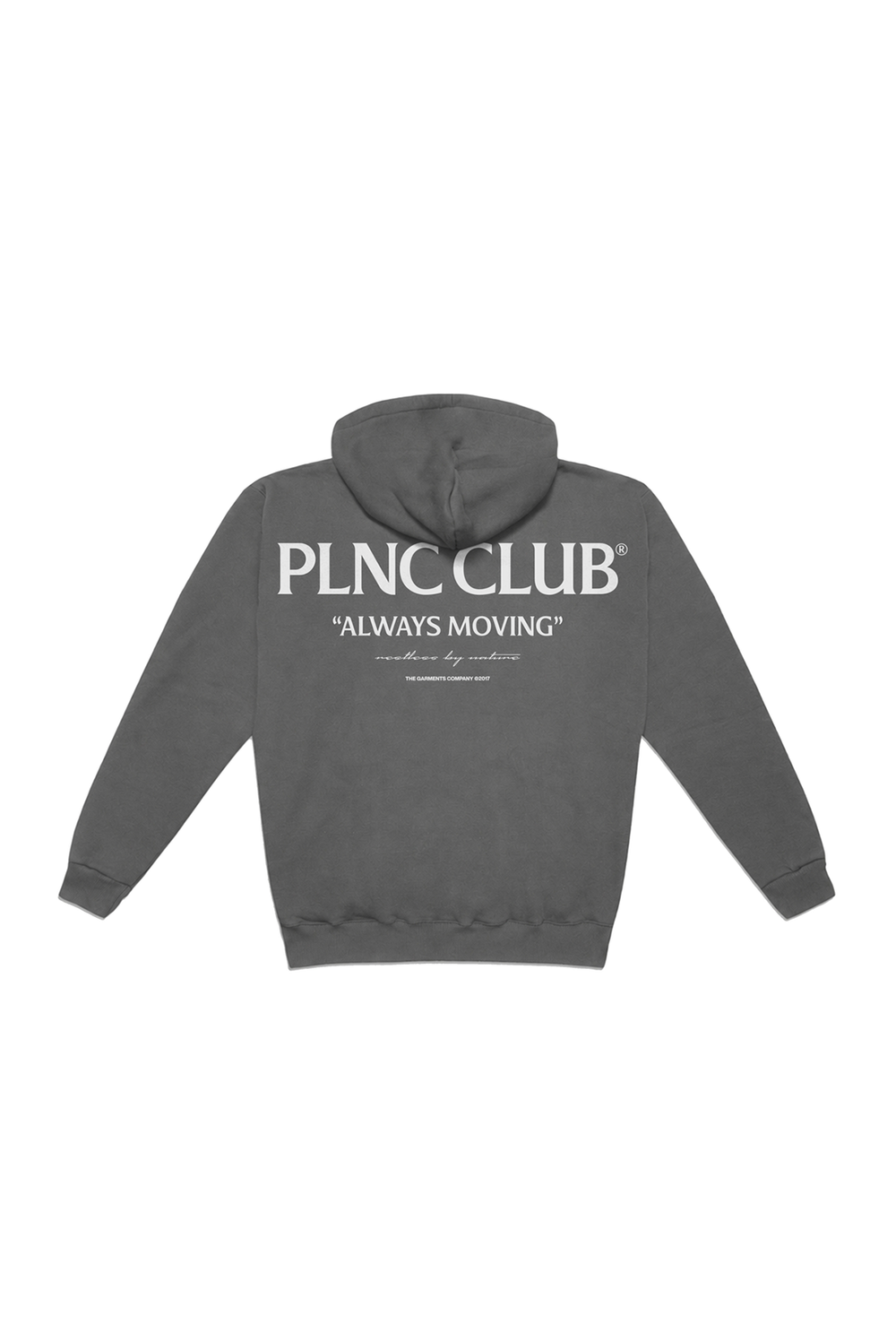 MOLETOM HOODIE PLNC CLUB CINZA DARK GREY