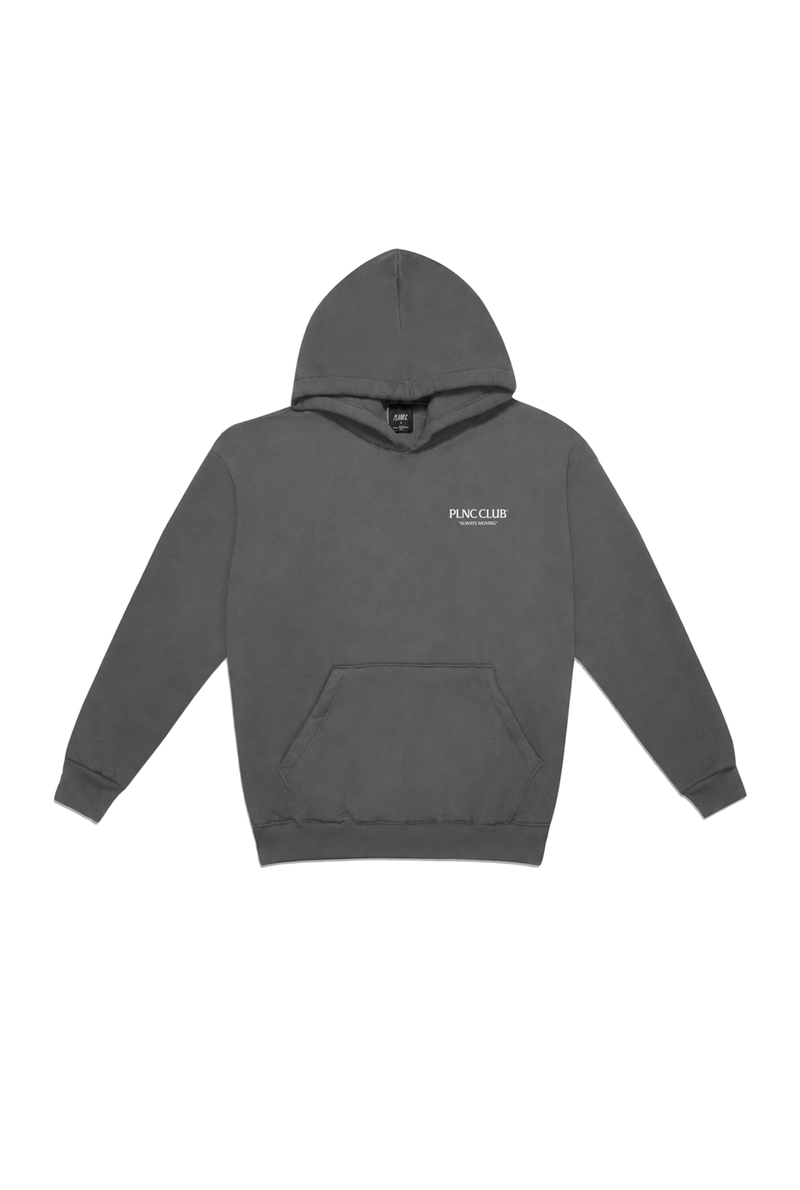 MOLETOM HOODIE PLNC CLUB CINZA DARK GREY